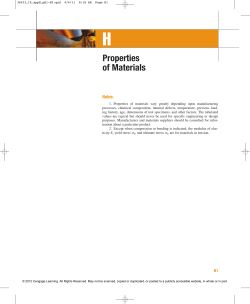 Properties of Materials