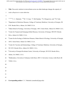 Title: Fine-scale variation in microclimate across an urban
