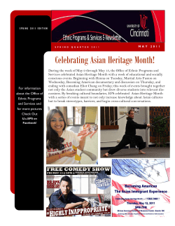 Celebrating Asian Heritage Month!