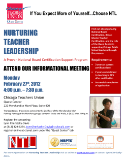 nurturing teacher leadership
