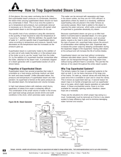 How to Trap Superheated Steam Lines