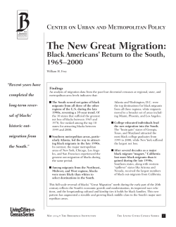 The New Great Migration