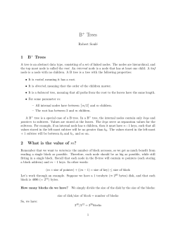 Notes on B