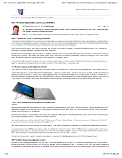 New HP hybrid laptop/tablet powers up with USB-C
