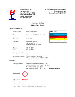 Potassium Oxalate