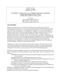 FYSM 1004D - Carleton University