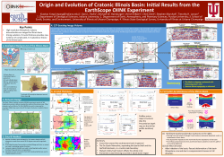 Origin and Evolu on of Cratonic Illinois Basin: Ini al Results from the