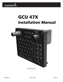 GCU 47X - Garmin