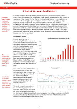 A Look at Vietnam`s Bond Market