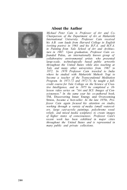 Art and the Unified Field - Maharishi University of Management