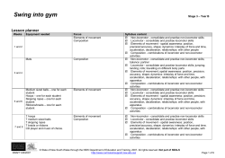 S3 Swing in - Healthy Kids