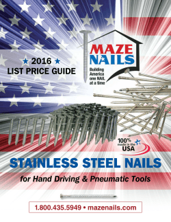 stainless steel nails