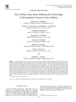 More Dollars than Sense: Refining Our Knowledge of Development