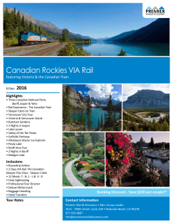Canadian Rockies VIA Rail