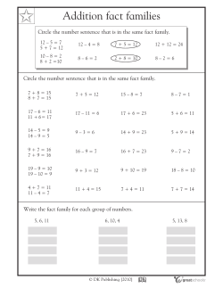 Math Made Easy - Renton School District