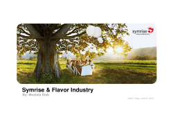 International Organization of the Flavor Industry