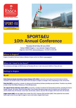 How to get to Angers EN