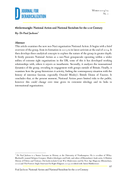 National Action and National Socialism for the 21st Century and