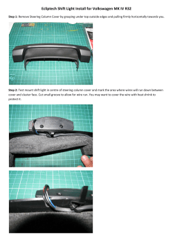 Ecliptech Shift Light Install for Volkswagen MK