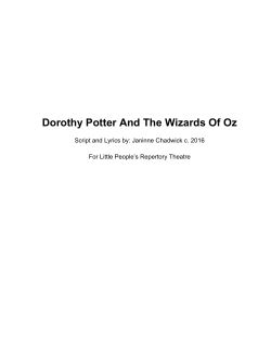 Dorothy Potter And The Wizards Of Oz