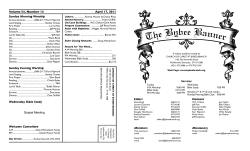 April 17 - Church of Christ at Bybee Branch