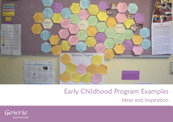 Early Childhood Program Examples