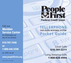 Tellerphone Pocket Guide