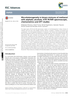 Microheterogeneity in binary mixtures of methanol with aliphatic