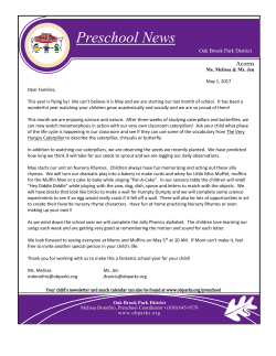 Newsletter - Oak Brook Park District