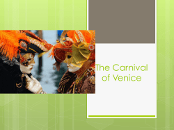 The Carnival of Venice