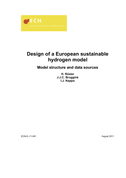 Design of a European sustainable hydrogen model