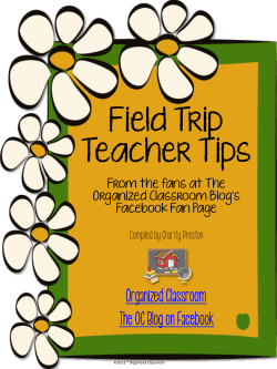 Field Trip Teacher Tips