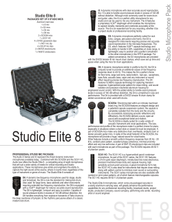 A dynamic microphone with clear accurate sound