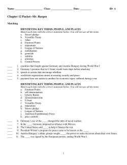 Chapter 12 Packet--Mr. Bargen