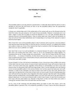 the possibility sphere