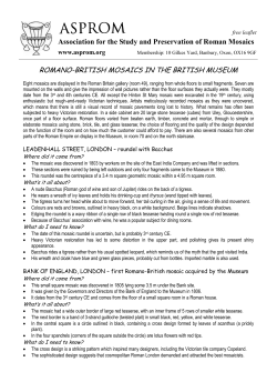 Association for the Study and Preservation of Roman Mosaics
