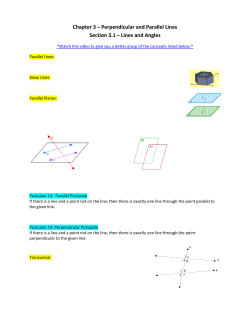 3.1 Notes Due Monday, 9/29