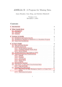 AMELIA II: A Program for Missing Data