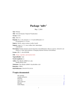 Package `ndtv`