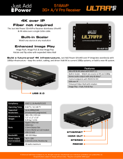 Datasheet - COMM-TEC
