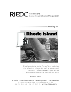 March 2012 Rhode Island Economic