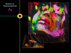 Abstract vs. Representational Art