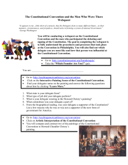 The Constitutional Convention and the Men Who Were
