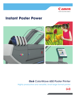 Instant Poster Power - Canon Solutions America