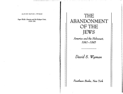 1944 McCloy Letter discouraging bombing of Nazi railways