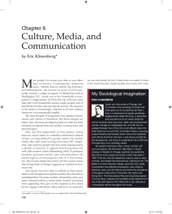Culture, Media, and Communication