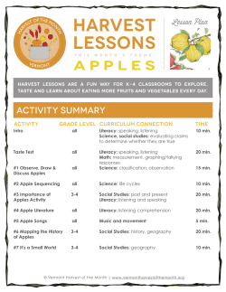 Apples - Vermont Harvest of the Month