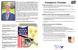 Freedom`s Thunder - National Society Children of the American