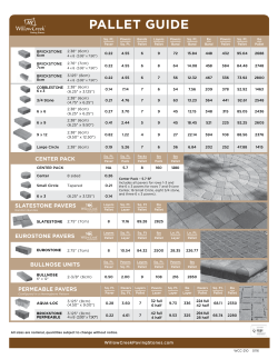 pallet guide - Willow Creek Paving Stones
