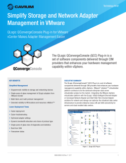 Simplify Storage and Network Adapter Management in